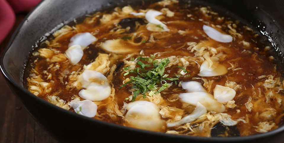 Sour and Hot Cuttlefish Roe Soup