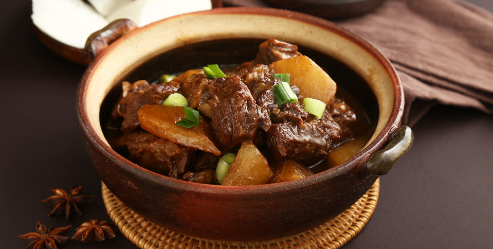 Braised Beef Brisket with Turnip